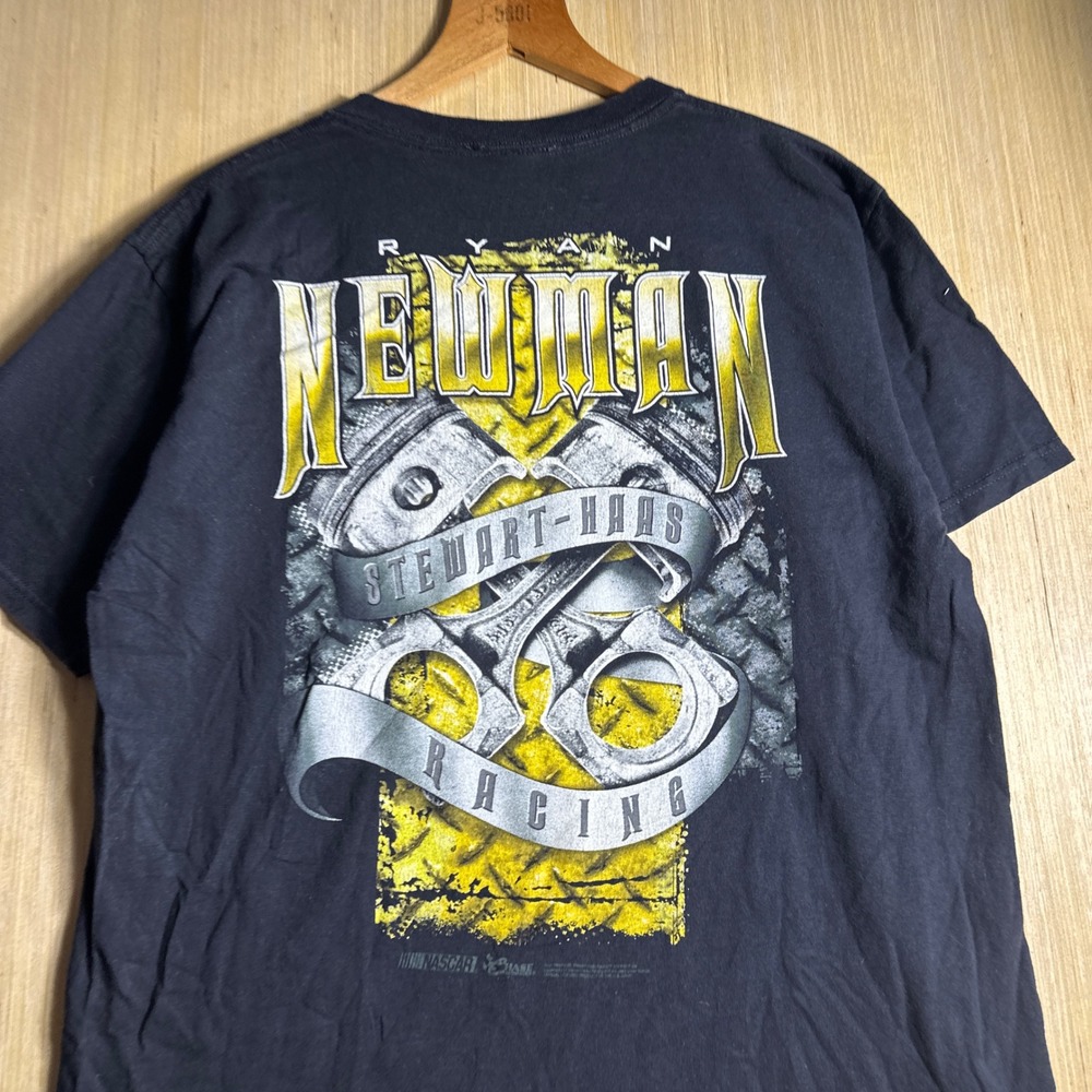 Ryan Newman NASCAR T Shirt Mens Large Black Short Sleeve Racing #39 Graphic - Picture 11 of 12